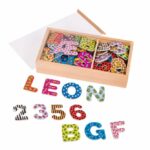 Decorated alphabet and magnetic numbers