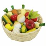 Cestino per verdure in legno