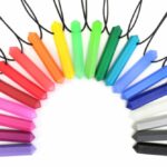 Colar de dentição em forma de prisma