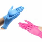 Muestra guantes nitrilo colores