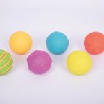 Palle di gomma multisensoriali
