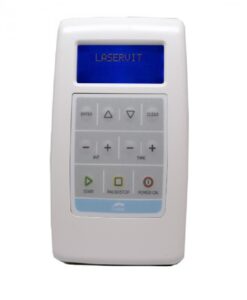 Unidad de control del láser terapéutico portátil New Pocket Laservit con pantalla y teclado de programas