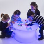 Tavolo luminoso sensoriale