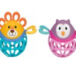 Fun teething rattle