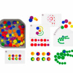 Carte colorate da creare e contare