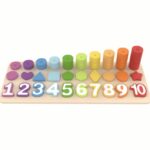 Gioco matematico in legno