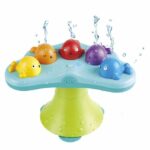 Fuente musical con ballenas