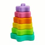 Torre empilhável - Estrelas de silicone