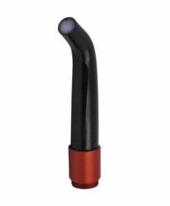 Cabezal intraoral para el láser Energy Laser L500 Pro: óptica oral negra con la punta curvada y rosca roja