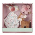 Confezione regalo neonato - Fiori e farfalle