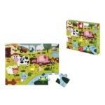 Puzzle táctil - Los animales de la granja