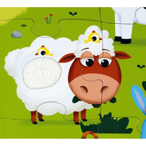 Puzzle táctil - Los animales de la granja - Imagen 5