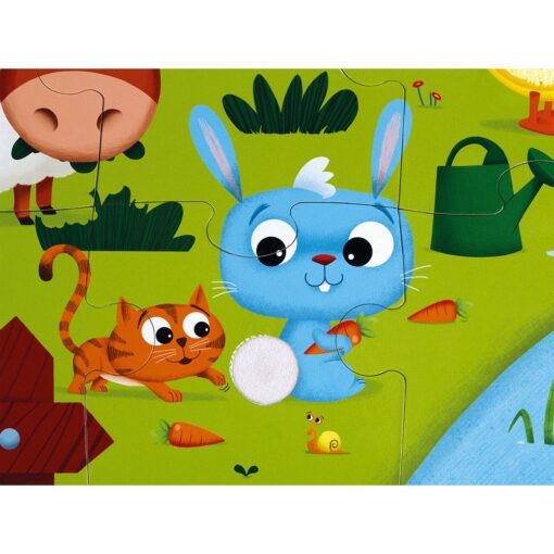 Puzzle táctil - Los animales de la granja - Imagen 2