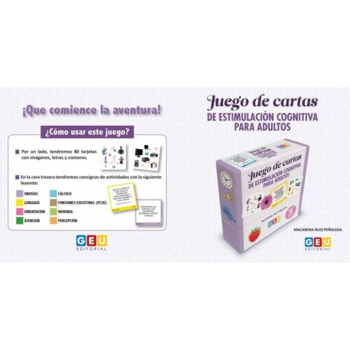Juego de cartas de estimulación cognitivas para adultos - Image 7