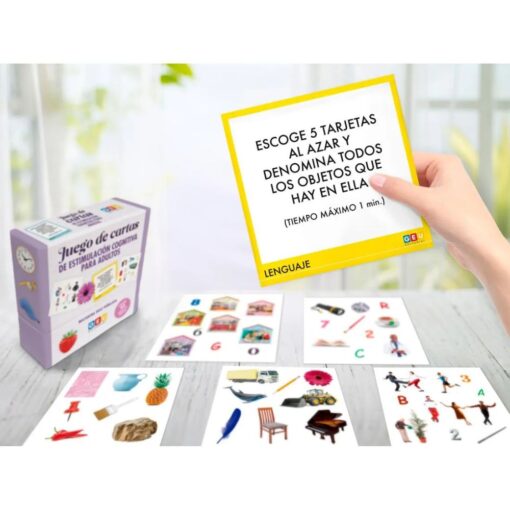 Juego de cartas de estimulación cognitivas para adultos - Image 4
