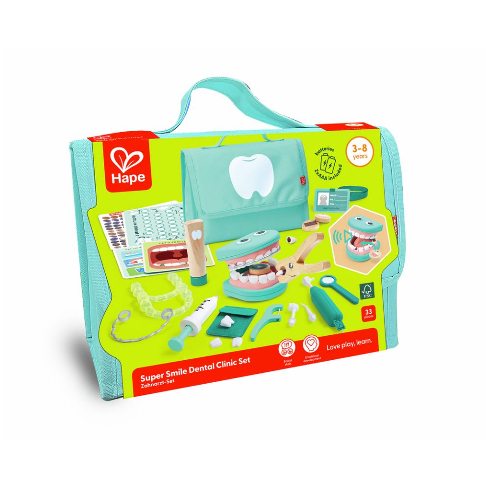 Set dentista de madera Juego simbólico logopedicum