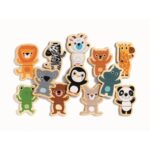 Puzzle magnético madera animales - Coucou