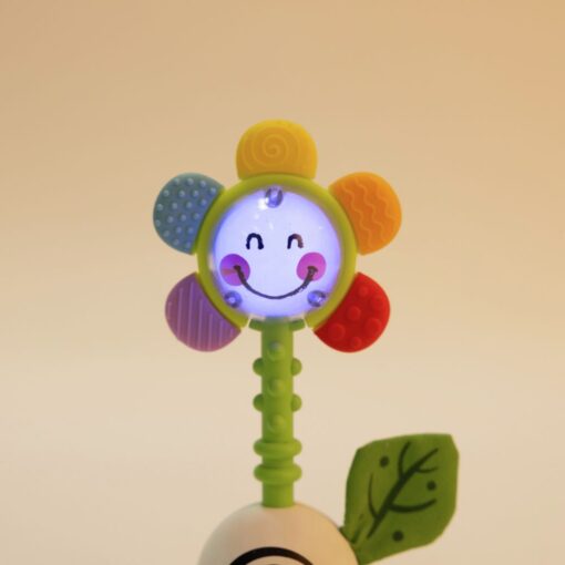 Sonajero flor - Agita y brilla - Imagen 3
