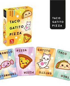 Taco, Gatito, Pizza - cartas de agilidad mental