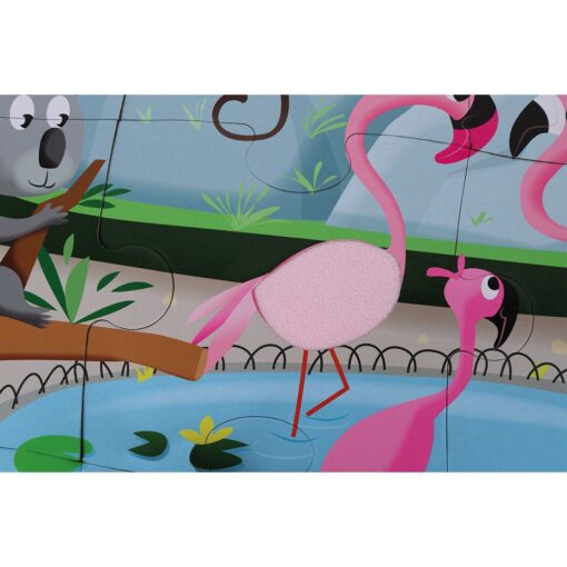 Puzzle táctil - Un día en el zoo - Imagen 3