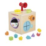 Caja sensorial gigante de madera