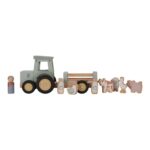Tractor de madera con remolque - Pequeña granja - Image 4