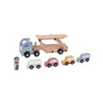 Camión de transporte de coches de madera XL - immagine 3