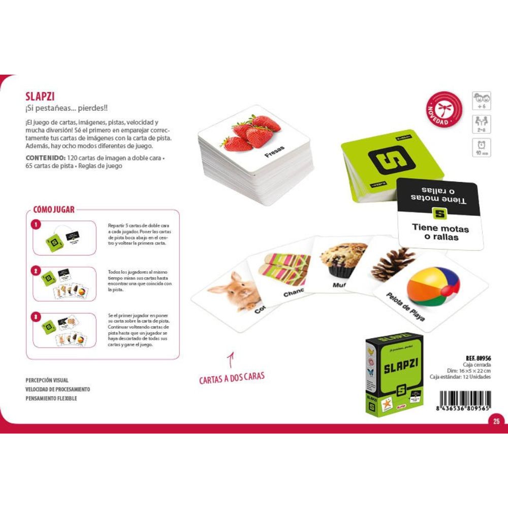 Juego de vocabulario y rapidez - Slapzi - logopedicum