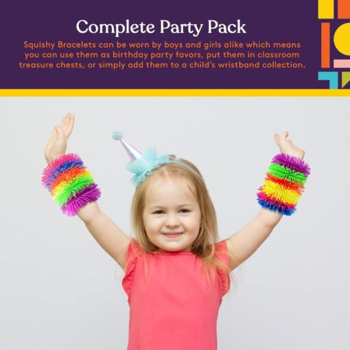 Pulseras sensoriales Squishy – Pack de 6 - Imagen 2