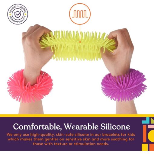 Pulseras sensoriales Squishy – Pack de 6 - Imagen 8