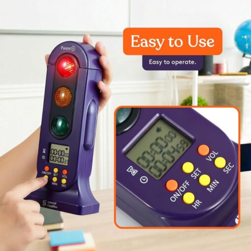 Visual Timer Clock - Traffic Light - Image 4