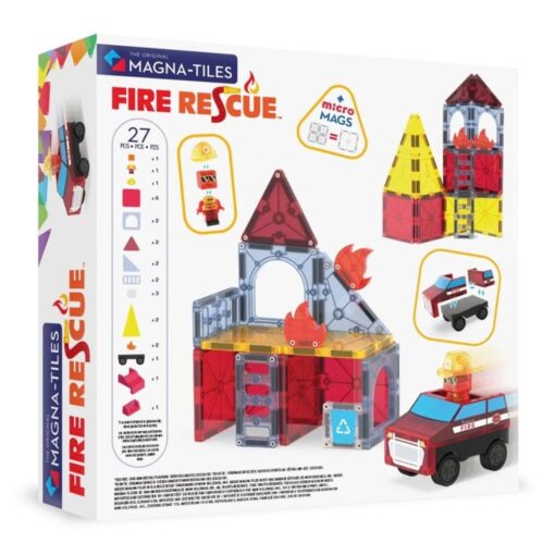 Magnetic Action Building Set - Magna-Tiles Fire Rescue - Image 4