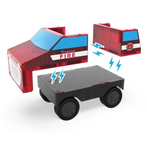 Magnetic Action Building Set - Magna-Tiles Fire Rescue - Image 3