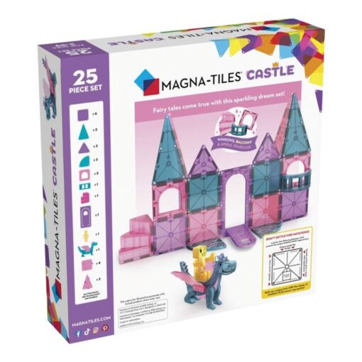 Medieval Magnetic Building Set - Magna-Tiles Castle - Image 3