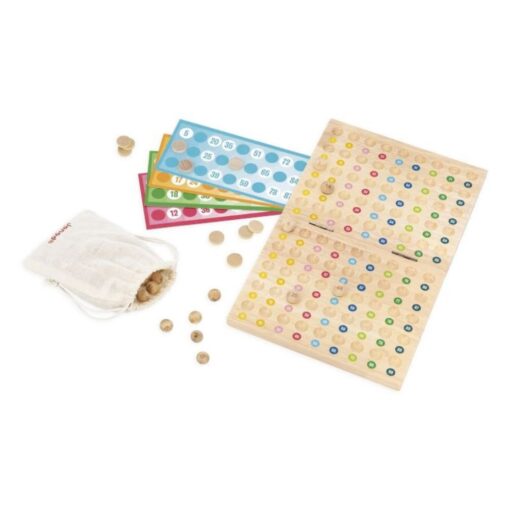 Bingo in legno compatto con scatola - immagine 4