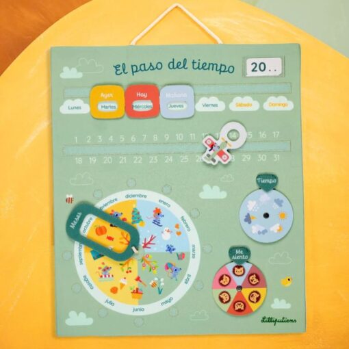 Calendario infantil de tela - El paso del tiempo - Image 2