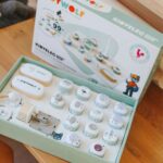Kit eléctrico Kidyelec de Kidywolf: caja abierta del modelo avanzado con todos sus módulos