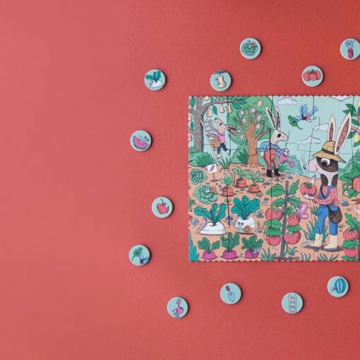 Puzzle de observación - Rabbit's garden - Imagen 5
