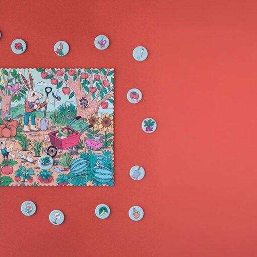 Puzzle de observación - Rabbit's garden - Imagen 8
