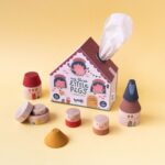 Set de madera - Los 3 cerditos