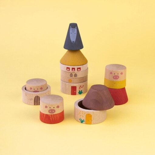 Set de madera - Los 3 cerditos - Image 17