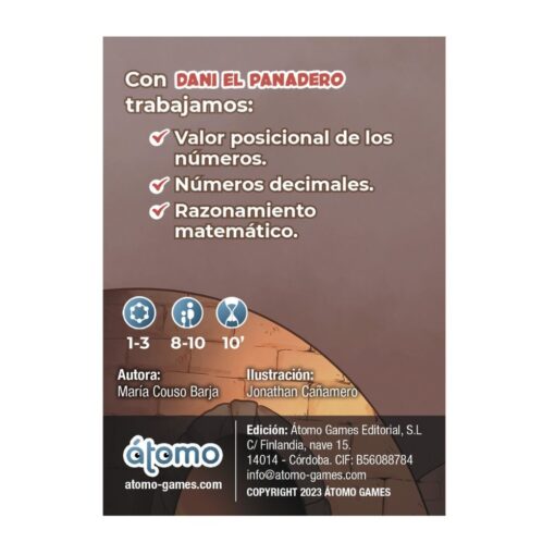 "Dani el panadero Club A " - jogo de matemática - Image 5