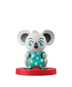 Figura del koala de Los abrazos de buenas noches para cuentacuentos FABA, con pijama de estrellas