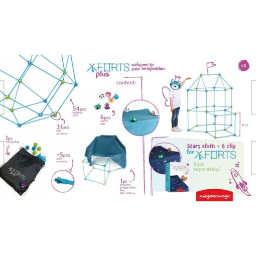 Den Building Kit – Xforts (85 pieces) - Image 6