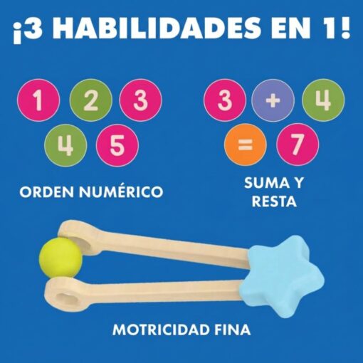 Set de conteo de madera y matemáticas – Learning Resources - Imagen 3