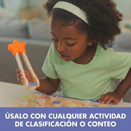 Pinzas de madera para clasificar · pack de 6 – Learning Resources - Imagen 3