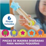 Pinzas de madera para clasificar · pack de 6 – Learning Resources - Imagen 4