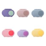 Fiambrera de snacks Snackbox b.box en seis colores, vista cerrada desde arriba