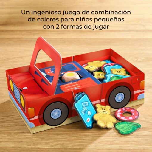 Hello, Vacation! de HABA: juego de combinar colores para niños pequeños con 2 formas de jugar