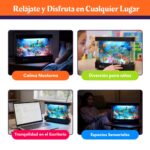 Lámpara acuario sensorial: cuatro usos: dormitorio, juego, escritorio y sala sensorial